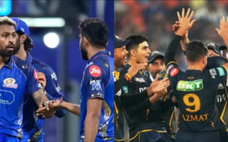 गुजरात vs मुंबई महा मुकाबला आज Gujarat Titans की नजर चौथी जीत पर, Mumbai Indians करेगी जोरदार वापसी!