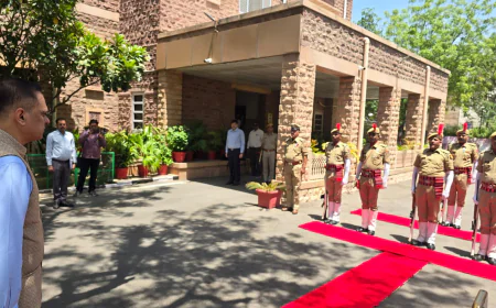 जोधपुर पहुंचे मुख्य सचिव वी. श्रीनिवास, पचपदरा में PM मोदी दौरे से पहले तैयारियों का जायजा तेज!