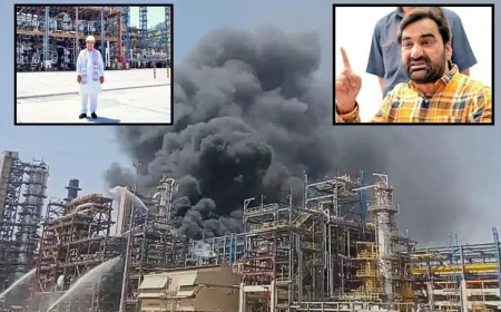 ड्रीम प्रोजेक्ट में आग के बाद सियासत गरमाई, सांसद का बड़ा हमला—क्या सरकार से हुई गंभीर चूक?