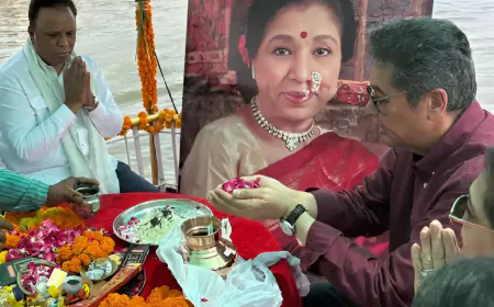 आखिर क्या थी आशा भोसले की वो आखिरी इच्छा, जिसे सुनकर परिवार ने चुना काशी… गंगा किनारे हुआ भावुक अस्थि विसर्जन