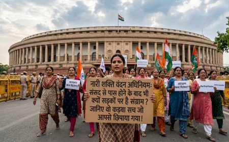 Nari Shakti Vandan Adhiniyam: संसद से पास होने के बाद भी क्यों सड़कों पर है संग्राम?जानिए वो कड़वा सच जो आपसे छिपाया गया!