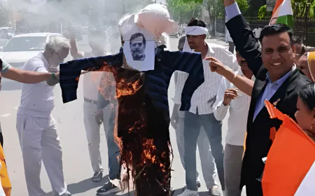 राहुल गांधी पर गुस्सा या सियासी रणनीति? नागौर की सड़कों पर अचानक भड़का बड़ा विरोध! आइए जानते हैं पूरा मामला…