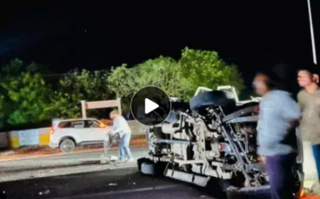 स्कॉर्पियो की टक्कर से बोलेरो पलटी, एक ही परिवार के 4 लोग घायल, ड्राइवर फरार