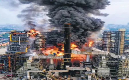 रिफाइनरी हादसा: साजिश, तकनीकी चूक या उद्घाटन की जल्दबाजी? ‘कमीशनिंग फेज’ में लगी आग ने उठाए बड़े सवाल