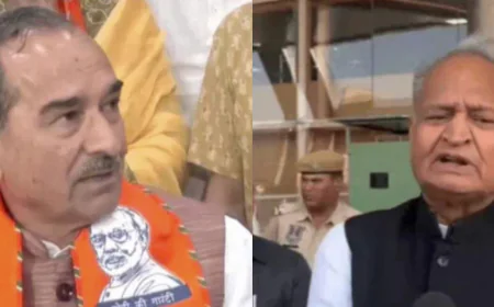 दिल्ली में ‘मधुर मुलाकात’ के बाद सियासी घमासान, गहलोत–पायलट की फोटो पर BJP का तंज..