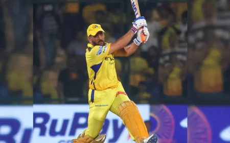 चेन्नई सुपर किंग्स बनाम गुजरात टाइटंस मैच से पहले बड़ा सवाल – क्या मैदान पर दिखेंगे एमएस धोनी?