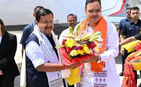 जयपुर पहुंचे बीजेपी अध्यक्ष नितिन नवीन, टोंक में करेंगे कार्यालय उद्घाटन और कार्यकर्ता सम्मेलन को संबोधित