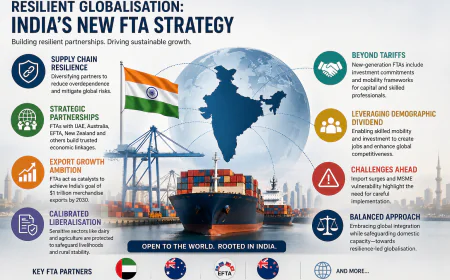 Resilient Globalisation: India’s New FTA Strategy Reshapes Trade Diplomacy