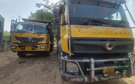 बालोतरा पुलिस की बड़ी कार्रवाई: अवैध बजरी से भरे 4 डंपर जब्त, 4 आरोपी गिरफ्तार