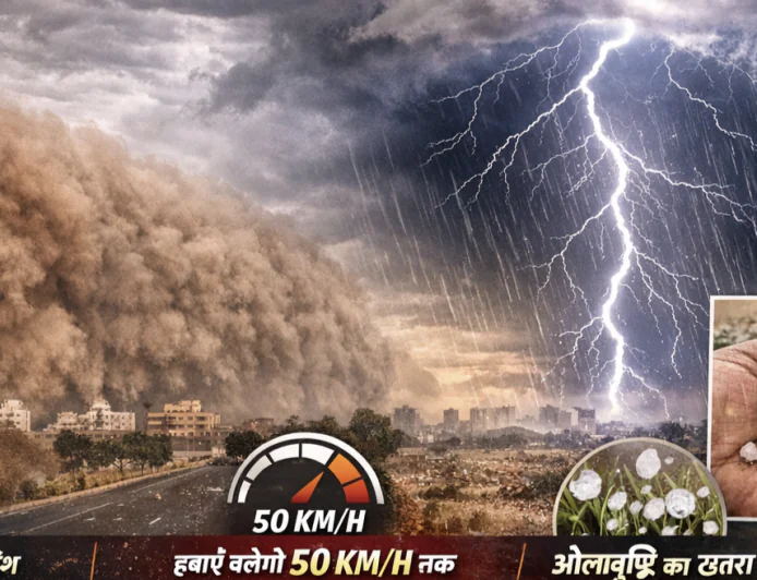 राजस्थान में मौसम का डबल अटैक! 3-4 और 7-8 अप्रैल को फिर बदलेगा मिजाज!