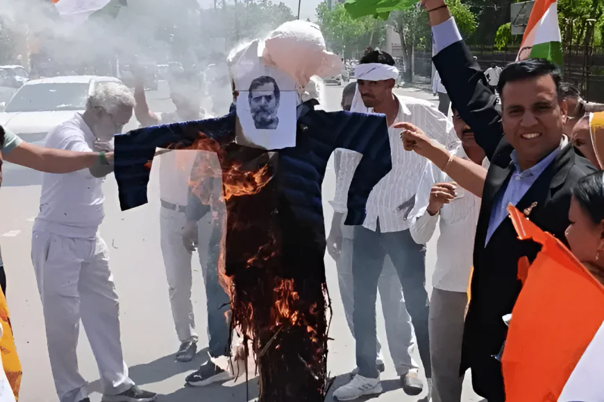 राहुल गांधी पर गुस्सा या सियासी रणनीति? नागौर की सड़कों पर अचानक भड़का बड़ा विरोध! आइए जानते हैं पूरा मामला…