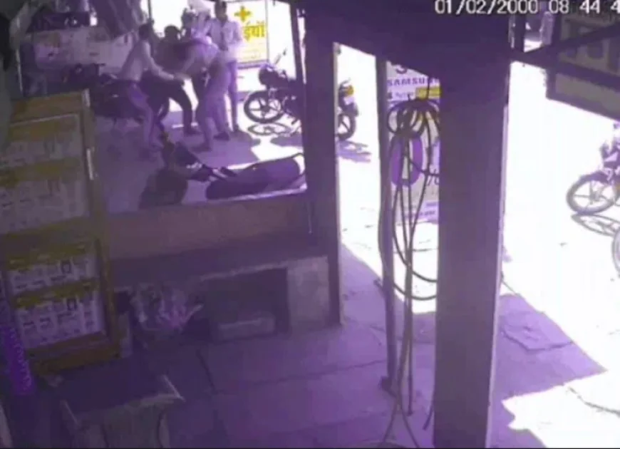 अजमेर में दुकानदार पर धारदार हथियार से हमला, CCTV में कैद वारदात; 13 टांके लगे, पीड़ित ने रिश्तेदार पर लगाए आरोप