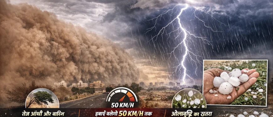 राजस्थान में मौसम का डबल अटैक! 3-4 और 7-8 अप्रैल को फिर बदलेगा मिजाज!