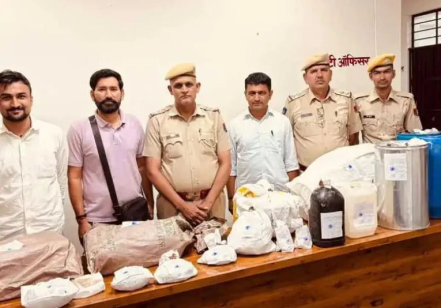 मकान की छत पर एमडी-ड्रग्स की फैक्ट्री पकड़ी: लैब में खतरनाक केमिकल से बनाई जा रही थी; तीन करोड़ कीमत की ड्रग्स बरामद