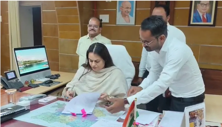 टोंक में नई जिम्मेदारी संभालती आईएएस टीना डाबी, जनता के बीच पहुंचाएंगी राज्य की योजनाएं