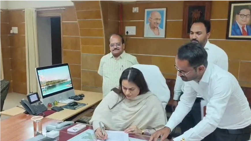 टोंक में नई जिम्मेदारी संभालती आईएएस टीना डाबी, जनता के बीच पहुंचाएंगी राज्य की योजनाएं