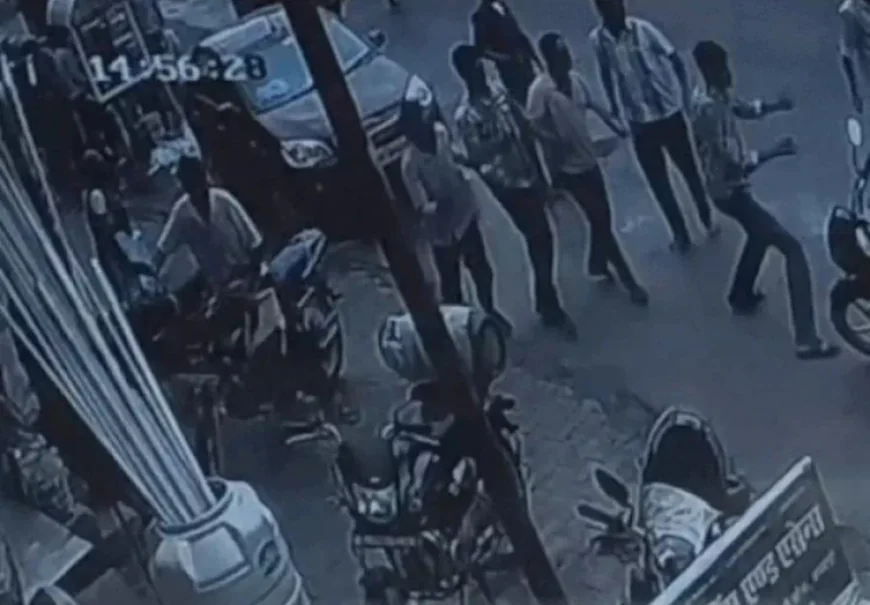 बालोतरा में पेन के विवाद ने लिया हिंसक रूप: बदमाशों ने दुकानदार को बेरहमी से पीटा, CCTV में कैद वारदात