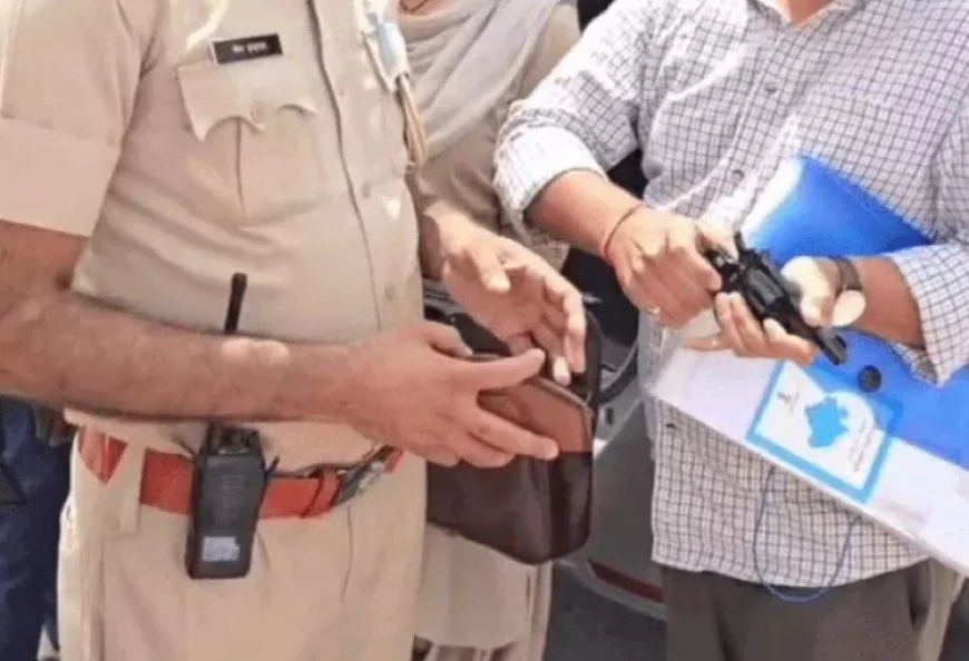 बाड़मेर में A कैटेगरी की हथियारबंद नाकाबंदी, सख्त चैकिंग में लाइसेंसी बंदूक मिलने पर जांच के बाद छोड़ा