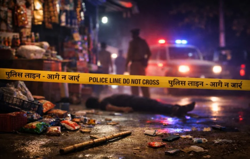 पेट्रोल के कुछ रुपयों पर दुकानदार की निर्मम हत्या: नशेड़ी युवक ने सिर पर लाठी से किए 5-6 वार, मौके पर मौत; मोबाइल लेकर फरार हुआ आरोपी 24 घंटे में गिरफ्तार