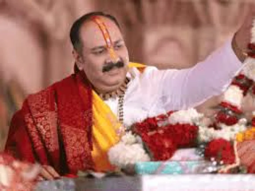 LPG संकट का असर शिव कथा पर: भीलवाड़ा में पंडित प्रदीप मिश्रा की शिव महापुराण कथा में गैस सिलेंडर की जगह 12 मिट्टी की भट्टियां, 20 हजार श्रद्धालुओं को लकड़ी पर बनेगा सात्विक भोजन