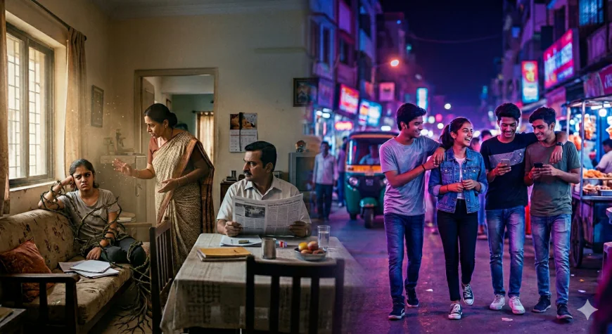 "घर की 'रोक-टोक' या बाहर का 'नकली प्यार' जानिए क्यों आज के बच्चों को घर से प्यारा बाहर का संसार लगता है।"