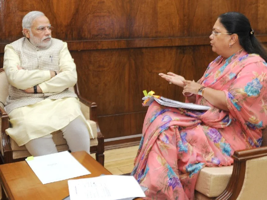 वसुंधरा राजे की 'बगावत' या बड़ी साजिश? PM मोदी के भाषण से पहले सोशल मीडिया पर मची खलबली!