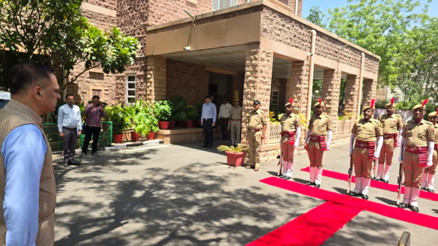 जोधपुर पहुंचे मुख्य सचिव वी. श्रीनिवास, पचपदरा में PM मोदी दौरे से पहले तैयारियों का जायजा तेज!