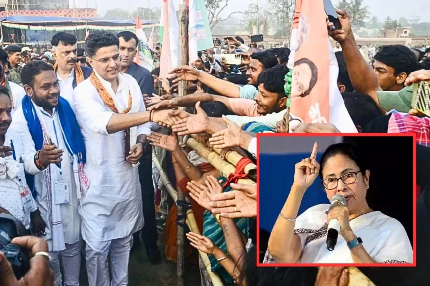 बंगाल में पायलट का पावर शो: ममता के गढ़ में 24 घंटे में 5 सभाएं और रोड शो, बंगाल की सियासत में बढ़ी हलचल