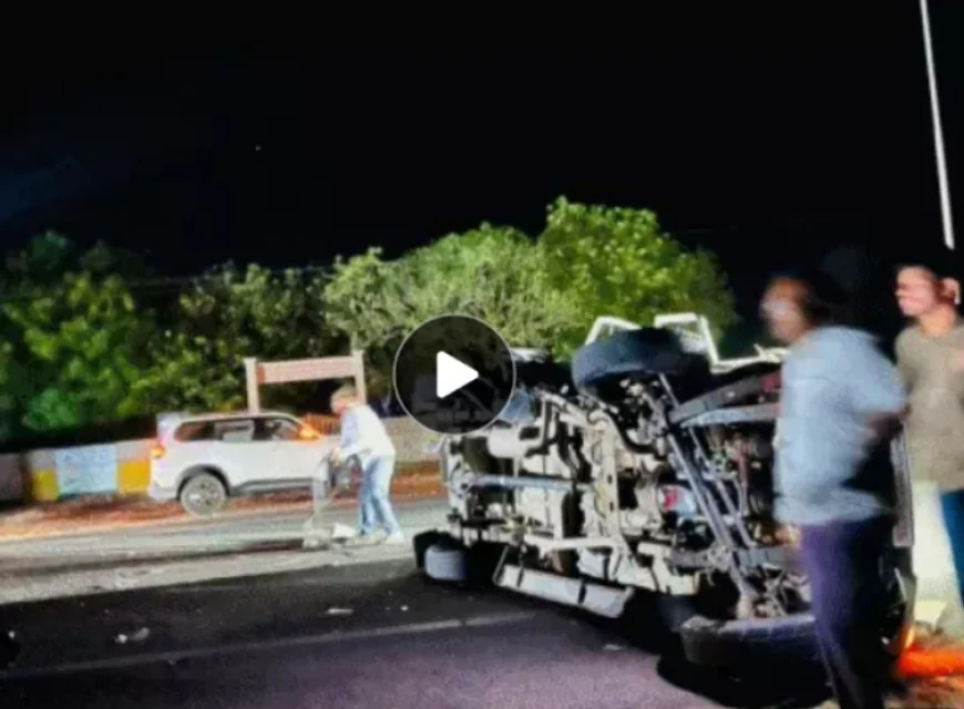 स्कॉर्पियो की टक्कर से बोलेरो पलटी, एक ही परिवार के 4 लोग घायल, ड्राइवर फरार