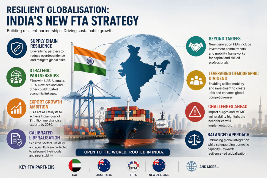 Resilient Globalisation: India’s New FTA Strategy Reshapes Trade Diplomacy