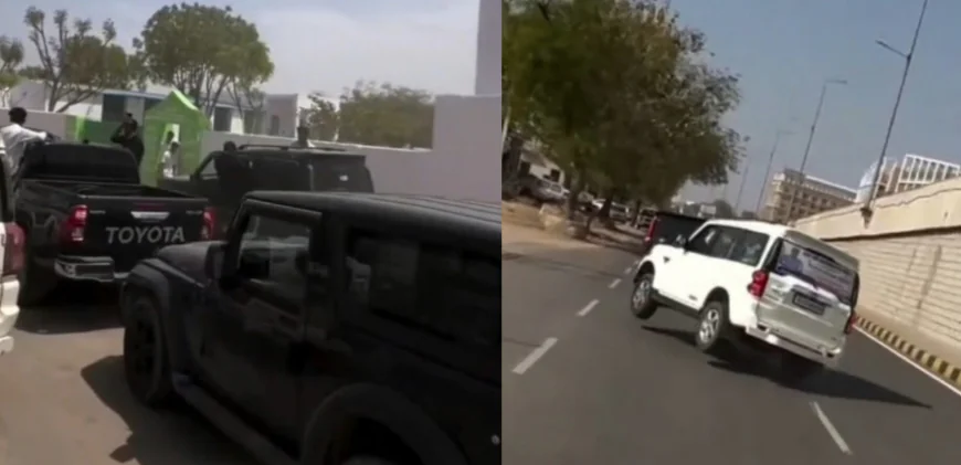 जोधपुर-पाली हाईवे पर स्टंटबाजी का वीडियो वायरल, तेज रफ्तार में लहराई स्कॉर्पियो से बढ़ा हादसे का खतरा..