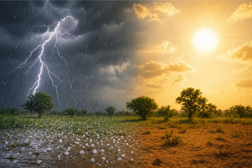 राजस्थान में मौसम का खतरनाक खेल: कहीं आग जैसी गर्मी तो कहीं आसमान से बरसी आफत, जानिए पूरी खबर