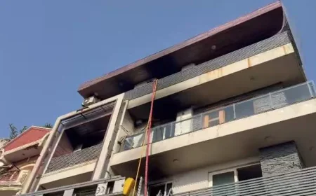 दिल्ली के शाहदरा इलाके में भीषण आग का हादसा: चार मंजिला इमारत में AC ब्लास्ट से लगी आग, 9 लोगों की मौत