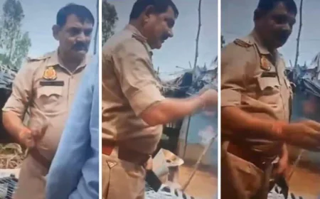 दरोगा ने युवक को 12 सेकंड में क्यों जड़े 6थप्पड़... ओर बोला अभी ढंग से सबक बाकी हैं...