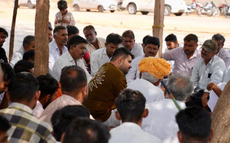 दूसरे दिन भी गिरल माइंस में श्रमिकों का धरना प्रदर्शन जारी शिव विधायक रविंद्र सिंह भाटी की चेतावनी—समाधान नहीं तो बिगड़ेंगे हालात...