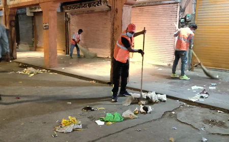 ‘ऑपरेशन क्लीन स्वीप’ : जयपुर में रातभर जागा प्रशासन, चमक उठा गुलाबी शहर...