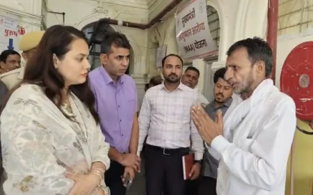 टोंक में कलेक्टर टीना डाबी का औचक निरीक्षण, अस्पतालों की व्यवस्थाओं पर जताई नाराजगी, दिए सख्त निर्देश