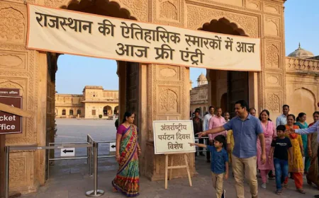 राजस्थान में आज इतिहास से रूबरू होने का सुनहरा मौका: सभी संग्रहालय और स्मारक फ्री, पर्यटकों का होगा शाही स्वागत