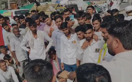 Balotra Illegal Mining: खेतों में अवैध बजरी खनन के खिलाफ RLP का कलेक्ट्रेट घेराव, किसानों में आक्रोश