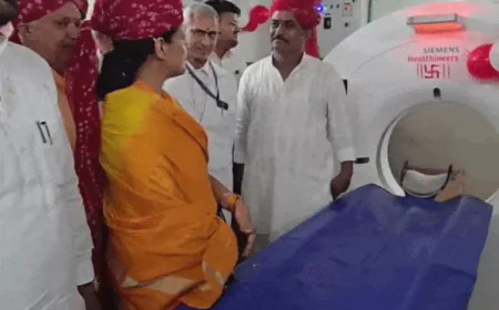 2 साल बाद बाड़मेर हॉस्पिटल में फिर शुरू हुई CT-स्कैन सुविधा: विधायक बोलीं- कई चुनौतियों और संघर्ष के बाद मिली राहत