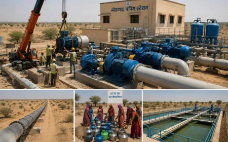 बाड़मेर में पानी संकट से राहत की तैयारी: नए पम्पों के लिए 50 करोड़ मंजूर, अगले साल गर्मियों तक बढ़ेगी सप्लाई