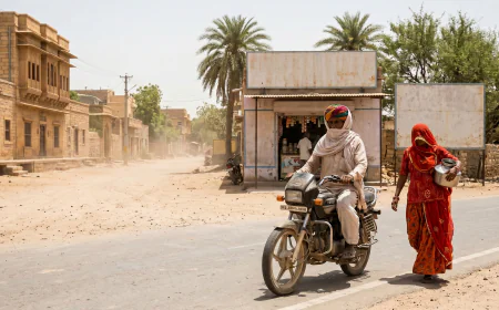 राजस्थान में नौतपा की एंट्री से बढ़ी तपिश: बाड़मेर-जैसलमेर में 45°C पार जाने का अलर्ट, अगले 9 दिन पड़ेंगे भारी