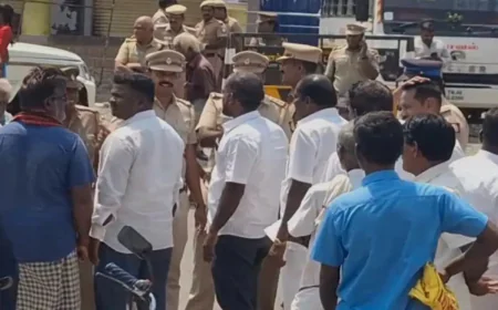 CM विजय की छोड़ी सीट पर सियासी संग्राम: DMK-VCK कार्यकर्ताओं में हिंसक झड़प, इलाके में भारी पुलिस फोर्स तैनात