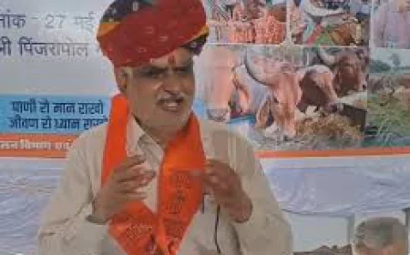 पाली में UDH मंत्री झाबर सिंह खर्रा का बड़ा संदेश: “आधा गिलास पानी गिराने पर बुजुर्ग ने टोका, तब समझ आया पानी का असली मूल्य”