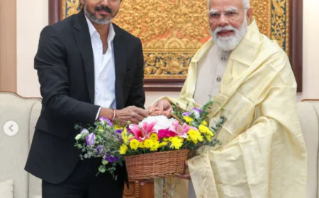 दिल्ली पहुंचे तमिलनाडु के CM जोसेफ विजय, PM मोदी से मुलाकात; राज्य के विकास और फंडिंग पर हुई चर्चा