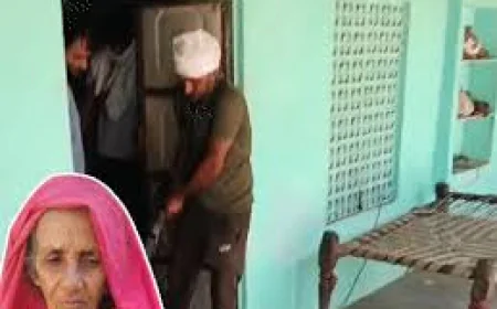 झुंझुनूं में मंदिर से लौट रही बुजुर्ग महिला की बेरहमी से हत्या, युवक ने जमीन पर सिर पटक-पटककर ली जान
