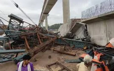हमीरपुर में निर्माणाधीन पुल का स्लैब गिरा: आंधी-बारिश के बीच दर्दनाक हादसा, 6 मजदूरों की मौत; 7 घंटे चला रेस्क्यू