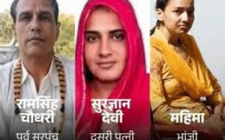 पूर्व सरपंच की हत्या के लिए गैंगस्टर से संपर्क, मना करने पर मां-बेटे ने रची साजिश; बेटी का IAS बनने का था सपना