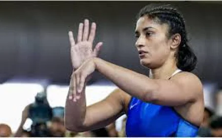 एशियन गेम्स 2026 से बाहर हुईं विनेश फोगाट: ट्रायल्स में मीनाक्षी गोयत से हारीं, जाते-जाते बोलीं- 'मैं वापस आऊंगी'