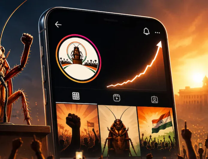 भारत से पाकिस्तान पहुंची ‘कॉकरोच जनता पार्टी’ की गूंज, अब सोशल मीडिया पर बनी CAP और CAL